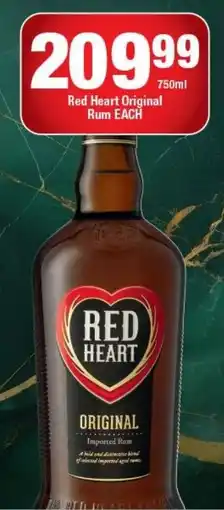 OK Liquor Red Heart Original Rum offer