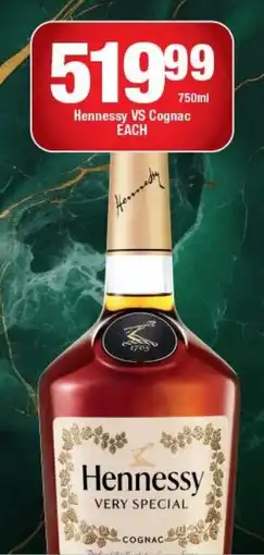 OK Liquor Hennessy VS Cognac offer
