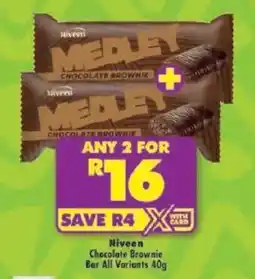 Shoprite Niveen Chocolate Brownie Bar All Variants offer