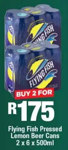 OK Liquor Flying Fish Pressed Lemon Beer Cans offer