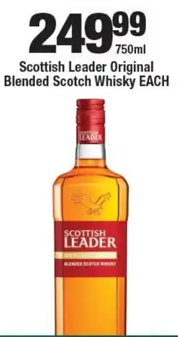 OK Liquor Scottish Leader Original Blended Scotch Whisky offer