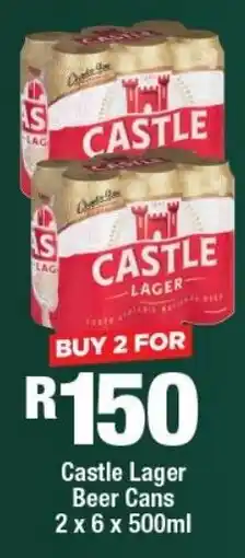 OK Liquor Castle Lager Beer Cans offer