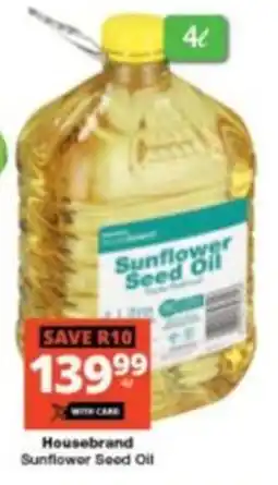 Checkers Housebrand Sunflower Seed Oil offer