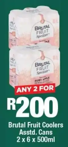 OK Liquor Brutal Fruit Coolers Cans offer