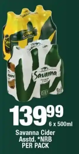 Savanna Cider NRB