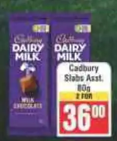 Frontline Cadbury Slabs offer