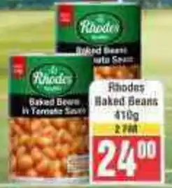 Frontline Rhodes Baked Beans offer