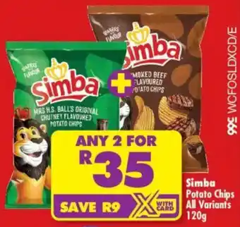Simba Potato Chips All Variants
