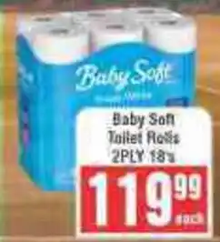 Frontline Baby Soft Toilet Rolls offer