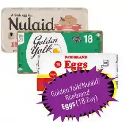 Shoprite Golden Yolk/ Nulaid/ Ritebrand Eggs offer