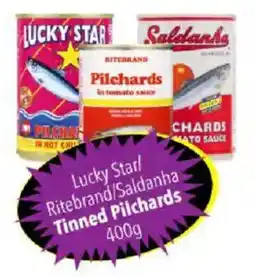Shoprite Lucky Star/ Ritebrand/ Saldanha Tinned Pilchards offer