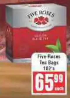 Frontline Five Roses Tea Bags offer