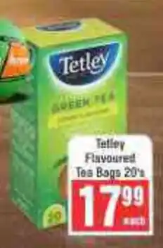 Frontline Tetley Flavoured Tea Bags offer
