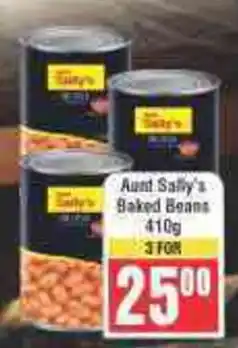 Frontline Aunt Sally's Baked Beans offer