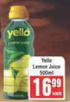 Frontline Yello Lemon Juice offer
