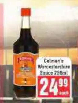 Frontline Colman's Worcestershire Sauce offer