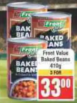 Frontline Front Value Baked Beans offer