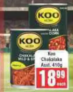 Frontline Koo Chakalaka offer