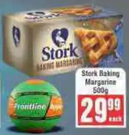 Frontline Stork Baking Margarine offer