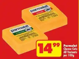 Shoprite Parmalat Cheese Cuts All Variants offer