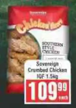 Frontline Sovereign Crumbed Chicken IQF offer