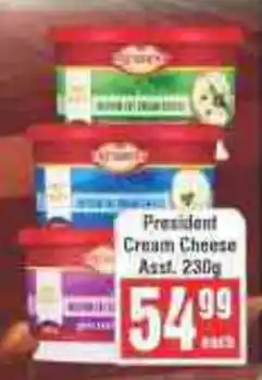 Frontline President Cream Cheese offer