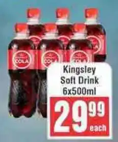 Frontline Kingsley Soft Drink offer