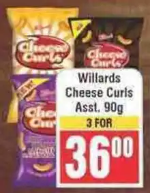 Frontline Willards Cheese Curls offer