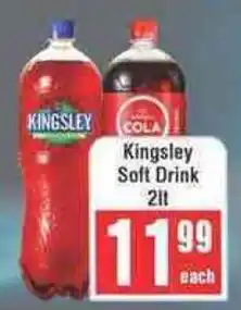 Frontline Kingsley Soft Drink offer