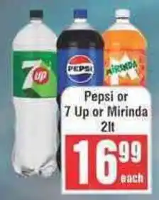 Frontline Pepsi or 7 Up or Mirinda offer