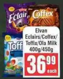 Frontline Elvan Eclairs/ Coffex/ Toffix/ Ola Milk offer