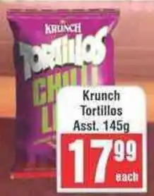 Frontline Krunch Tortillos offer