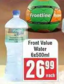 Frontline Front Value Water offer