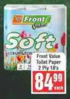 Frontline Front Value Toilet Paper 2 Ply offer