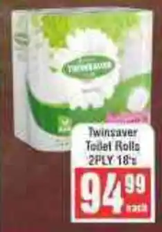 Frontline Twinsaver Toilet Rolls offer