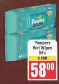 Frontline Pampers Wet Wipes offer