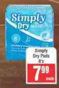 Frontline Simply Dry Pads offer