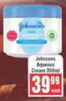 Frontline Johnsons Aqueous Cream offer