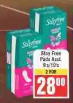 Frontline Stay Free Pads offer