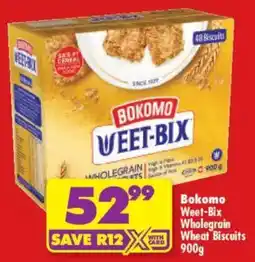 Shoprite Bokomo Weet-Bix Wholegrain Wheat Biscuits offer