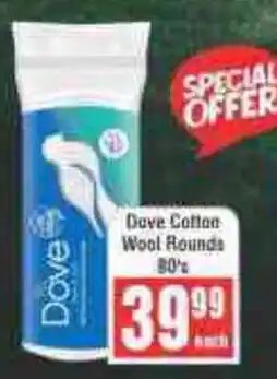 Frontline Dove Cotton Wool Rounds offer