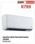 Leroy Merlin Equation Wall Mounted Heater 2000W 81504246 offer