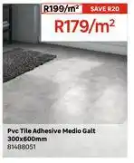 Leroy Merlin PVC Tile Adhesive Medio Galt 300 x 600mm 81488051-Per Sqm offer