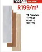 Leroy Merlin F/T Porcelain Heritage 895 x 220 81482777-Per Sqm offer