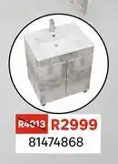 Leroy Merlin Sensea Bathroom Cabinet & Dbl Basin Free Standing 81474868 offer