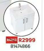 Leroy Merlin Bathroom Cabinet & Basin Free Standing Silhouette White 81474866 offer