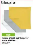 Leroy Merlin Inspire Pharell Cushion Cover White 45 x 45cm 81492814 offer