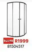 Leroy Merlin Pivot & Return Shower Door White 88 x 88 x 185 81504517 offer