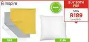 Leroy Merlin Inspire Pharell Cushion Cover 81492814 + Duck Feather Blend Scatter Cushion Inner 81506581-For Both offer