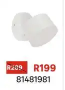 Leroy Merlin Inspire Wall Lamp 4.3W 3000K Alu Acrylic White 81481981 offer